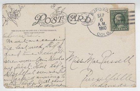 Major Domo, Glen Eyrie (back)