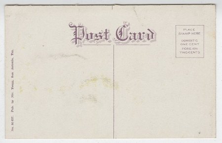 Santa Rosa Hospital and Milam Square,San Antonio, Texas. (back)