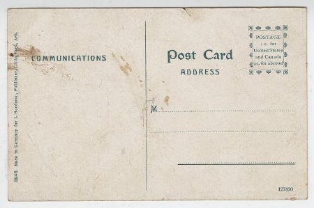 Little Rock, Ark., Catholic Cathedral. (back)