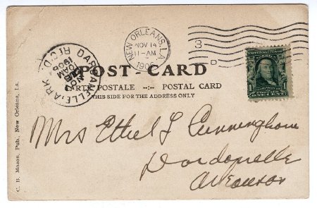 Tulane University. New Orleans, La.  (back)