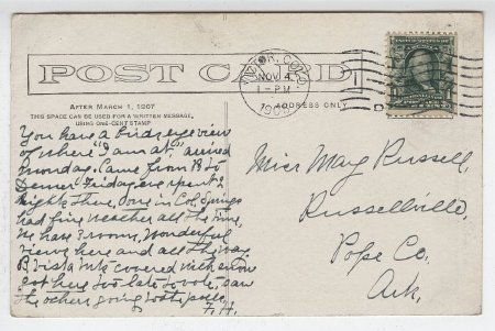 City of Victor,Colorado (back)