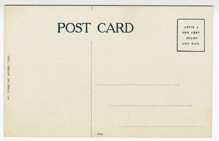 The I. & G. N. Depot, San Antonio, Texas. (back)