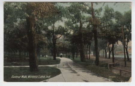 Central Walk, Winona Lake, Indiana.