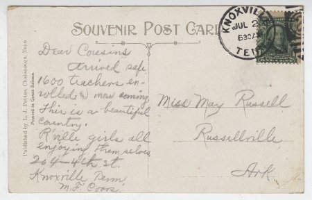 Moccasin Bend. Chattanooga, Tenn. (back)