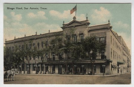 Menger Hotel, San Antonio, Texas.