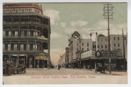 Houston St. looking West, Texa