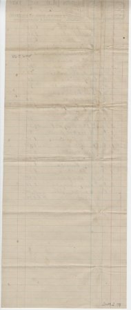 Wilson King Itemized Receipt, December 22, 1875. (back)