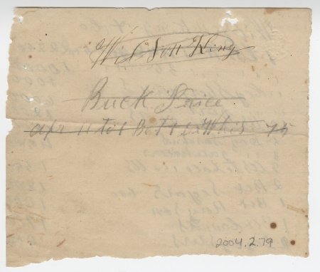 Bill from Wilson King & Co. (back)