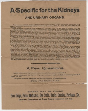 Advertisment for Root-Tea-Na-Herb Co.