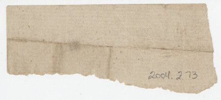 Note from May Duke. (back)