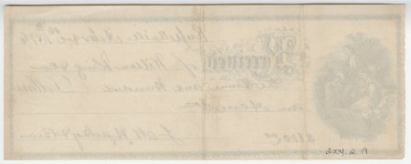 Wilson King & Co. Receipt, Dec. 12, 1876. (back)