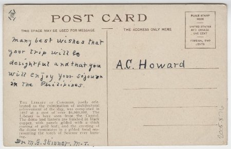 Library of Congress, Washington, D.C. (back)