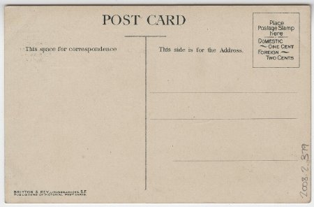 U.S. Transport Dock, San Francisco, California (back)