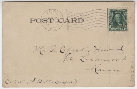 Black Bridge, P.R.R., York, Pa. (back)