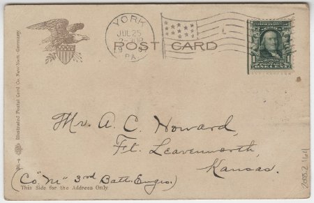 View of Penn. Park,  York, Pa. (back)