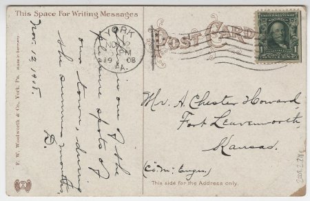 York Athletic Club, Boat House, York, PA. (back)