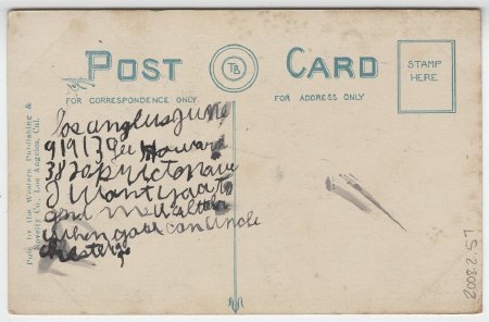 Marryland Bungalow, Pasadena, Cal. (back)