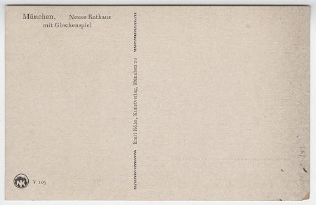 Munchen, Neues Rathaus mit Glockenspiel (back)