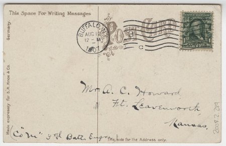 Old Stone Castle, Fort Porter, Buffalo, N.Y. (back)