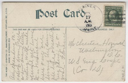 Long Island, Me. Doughty's Cove (back)