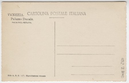 Venezia. Palazzo Ducale. Sala Del Senato (back)