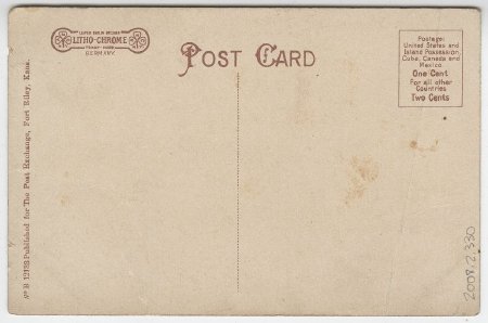 Riding Hall - Fort Riley, Kans. (back)
