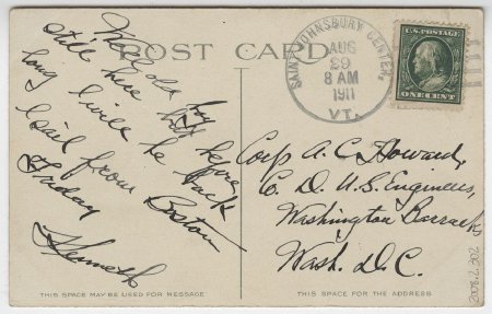 Academy Buildings, St. Johnsbury, VT. (back)