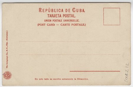 Entrance to Fort Cabanas, Habana, Cuba  (back)
