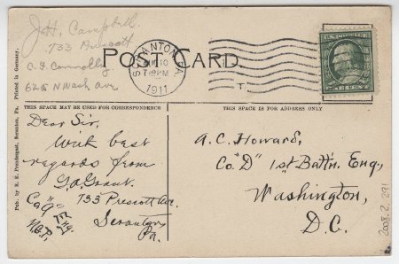 Soldiers and Sailors Monument - Scranton, Pa. (back)