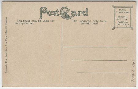 C. & O. R. R. Hospital, Clifton Forge, Va. (back)