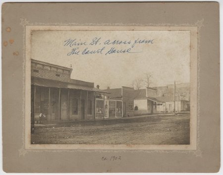 Main Street Across from Court House, Russellville, Ark.