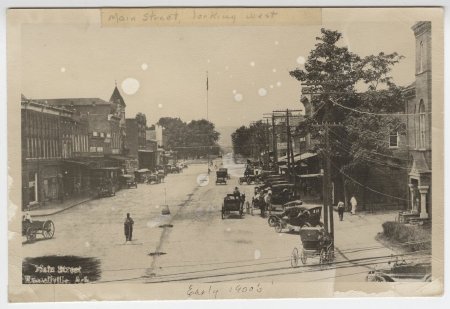 Main Street Looking West, Russellville, Ark.