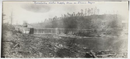 Russelleville Water Supply Dam on the Illinois Bayou