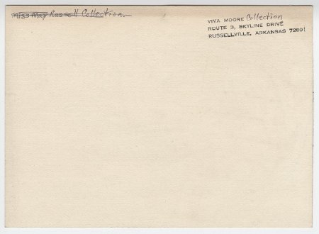 Pontoon Bridge and Toll Stamps, Dardanelle, Arkansas (back)