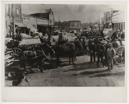 Main Street Looking West, Russellville, Ark.