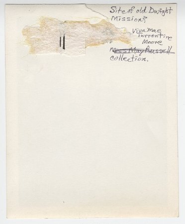 Site of Old Dwight Mission? (back)