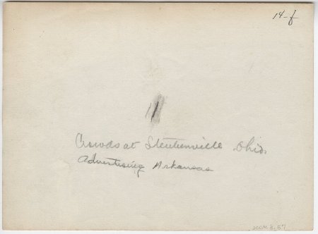 Steubenville Ohio, Advertising Arkansas (back)
