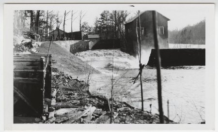 Break in Dam, North of Russellville, Ark.