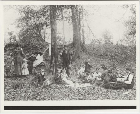 Group on Picnic, Russellville, Ark.