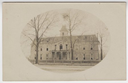 Old High School, Russellville, Ark. Postcard.