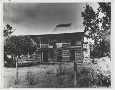 Old wood frame home North of Russellville