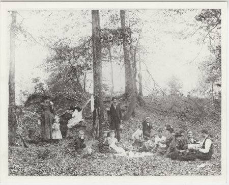 Group on Picnic, Russellville, Ark.