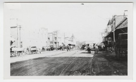 Main Street Looking East, Russellville, Ark.